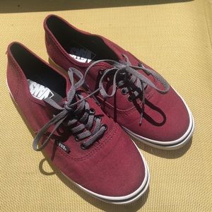Maroon Lo Pro Vans